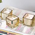 thumbnail image 5 of Richland Metallic Gold Mercury Square Votive Holder Set of 12, 5 of 5