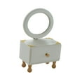 thumbnail image 4 of Lipstore Desktop Makeup Mirror with Drawer Compact for Bathroom Bedroom Dressing Room Round Mirror, 4 of 8