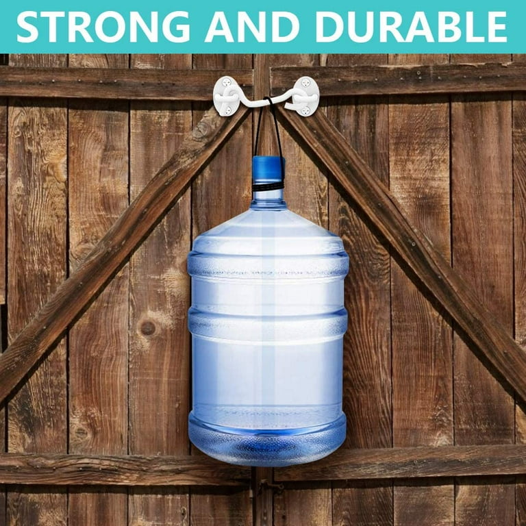 Barn Door Lock 10-Pack - 4 Inch Stainless Steel Gate Latches, Hooks And Eye Latches