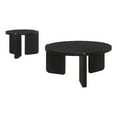 thumbnail image 1 of Cordova 2-piece Solid Wood Coffee and End Table Set Black, 1 of 10