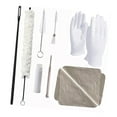 thumbnail image 3 of Kit de limpieza para clarinete, juego de mantenimiento, cepillo para boquillas, guantes, limpiador de saxofón, kit de cuidado para estudiantes, músico, 3 of 9