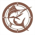 thumbnail image 5 of RealSteel Marlin Compass Wall Art | Fishing Decor | Metal Wall Art Decor | Fishing Signs | Fish Wall Art | Hunting Fishing Signs Wall Art | Marlin Fish Wall Art (36" Clear Coat), 5 of 8