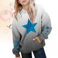thumbnail image 2 of sususu Girls Graphic Hoodies Oversized Preppy Clothes Cute Graphic Print Cropped Sweatshirt Children Fall Winter Hoodie for Boys or Girls, 2 of 7