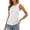 White, variant on Women T-Shirts Knit Sleeveless Blouse For Relaxed Fit For Everyday Casual Breathable Knit Tops With Round Neck Soft Solid Color Streetwear