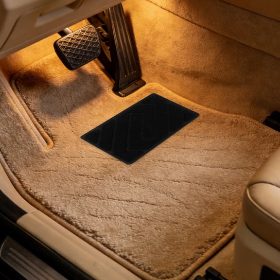 POPETPOP 5Pcs Black Car Floor Mats Heavy Duty Non Slip Automotive Floor Rug Protection for Car Interior