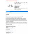 thumbnail image 2 of Rear Brake Pad Set - Compatible with 2021 ES250, 2 of 2