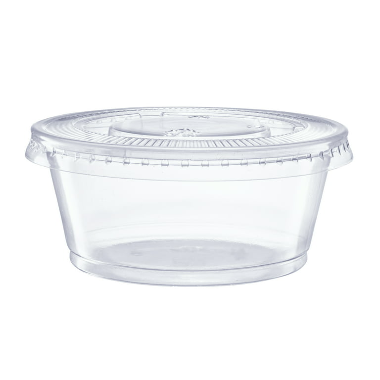 Pantry Value 8 Oz Deli Containers with Lids Food Prep Containers, 48-Pack