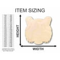 thumbnail image 2 of Unfinished Wood Tiger Head Shape - Animal - Wildlife - Craft - up to 46" DIY 14" / 1/4", 2 of 3