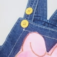 thumbnail image 3 of KIDSCOOL SPACE Baby Summer Cotton Denim 3D Rabbit Soft Shorts Overalls, 3 of 5
