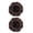 Black &Dark Auburn-Thin Style, variant on 2pcs Hair Bun Updo Hairpiece Wavy Curly Messy Donut Chignons Hair Piece Wig Hairpiece Scrunchie Bun Up Do | Ponytail Extensions