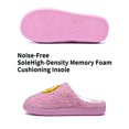 thumbnail image 4 of Smiley Face Slippers for Kids/Children, Anti-Slip Soft Plush Comfy Indoor Slippers, 4 of 5