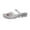 Black, variant on Clear Jelly Slide Sandals for Women Slip On Closed Round Toe Mesh Hollow Flat Mary Jane Mules Beach Jellies Comfortable Buckle Strap Slippers Shoes Black Size 40