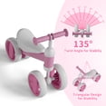 thumbnail image 6 of SIMATE Baby Balance Bike for 12-24 Months,Toddler balance Bicycle with 4 Wheels,Indoor & Outdoor Bike Riding Toy, First B-day Gift, 6 of 8