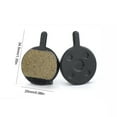 thumbnail image 3 of Bike Brake Pads Sturdy Disc Parts Replacement Components Bicycles Fittings Bike Replace Part Semi-Metallic Cycling Braking Pad Type 33, 3 of 6