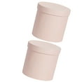 thumbnail image 4 of Floral Gift Box for Storage Pink Paperboard Boxes with Elegant Design 2 Pieces Round Shape, 4 of 8