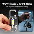 thumbnail image 5 of Portable Mini Keychain Flashlight Super Bright Rechargeable Type-C LED Light with Waterproof Design Multiple Lighting Modes Portable light source Function for Camping Hiking, 5 of 10