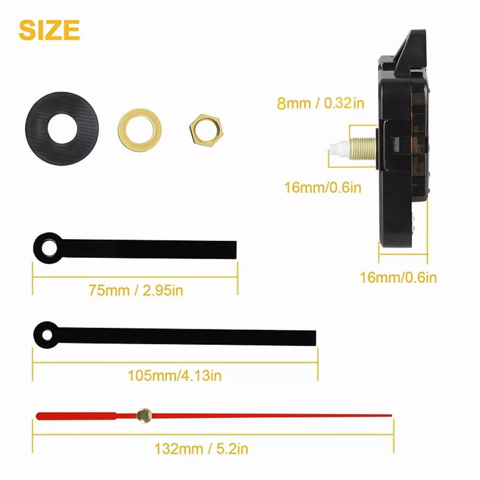 20pcs DIY Clock Movement Mechanism Silent Quartz Wall DIY Clock Hands Kit Repair Replacement Tool Parts