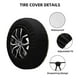 thumbnail image 2 of Fotbe Groovy American Western Footwear Funda de Llanta de Repuesto con Estampado, Engrosada, Ajuste Universal para Jeep, Remolque, RV, SUV, Camión-16 inch, 2 of 6