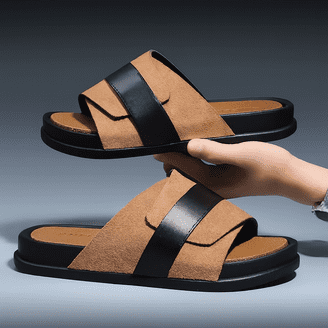 Mens Sport Flip Flops with Plantar Fasciitis Arch Support  display picture 1