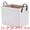 White, variant on Unique Bargains Compactable Woven Storage Basket Storage Bin Black 11.8*9.1*11.4in