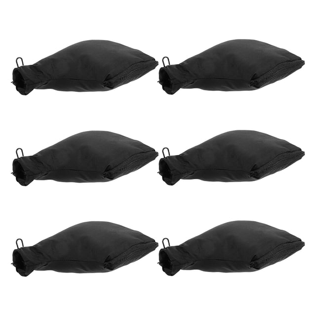 Raindrops 6Pcs Black Dust Collection Bag for Industrial Sawdust Collector Compatible with Miter Saw 255