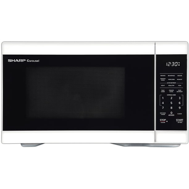 Sharp 1.1Cu. Ft. Countertop Microwave Oven in White