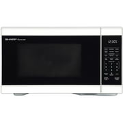 Sharp 1.1-Cu. Ft. Countertop Microwave Oven in White