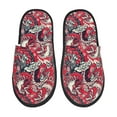 thumbnail image 1 of Balery Rooster Head Pantuflas de Casa de Felpa Silenciosas con Diseño Estampado, Zapatillas Cómodas Antideslizantes de Algodón para Interior-Large, 1 of 8