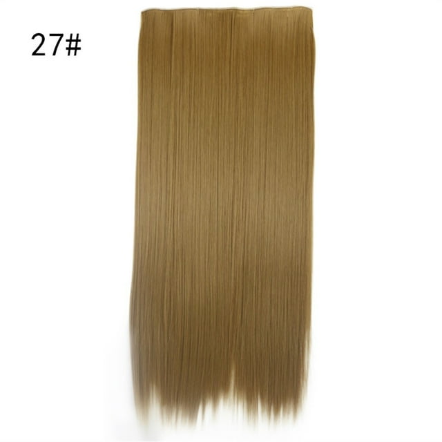 Extensions de Cheveux Mode Real As Remy, Longues Extensions à Clip, Perruque Droite, Accessoires pour Femmes