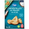 thumbnail image 1 of Great Value Sea Salt Naan Crisps, 1 of 5