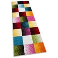 thumbnail image 2 of Well Woven Exuberance MultiCheckered Boxes Geometric 2'3" x 7'3" Runner Area Rug, 2 of 2