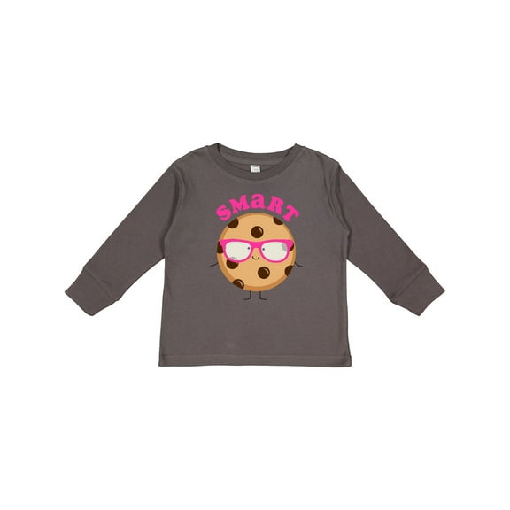 Inktastic Smart Cookie Girls Long Sleeve Toddler T-Shirt