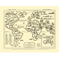 thumbnail image 2 of Woodbridge 14x12 Black Ornate Wood Framed with Double Matting Museum Art Print Titled - Animals of World - Woodbridge 1831, 2 of 4