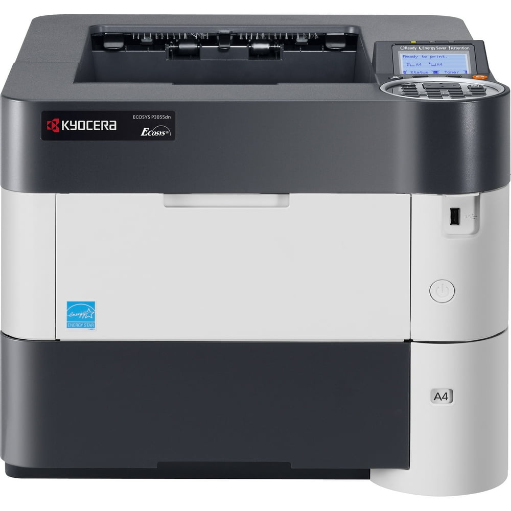 Kyocera Ecosys P3055dn Desktop Laser Printer, Monochrome