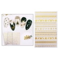 thumbnail image 4 of 1 hoja de para decoración de uñas, calcomanías, consejos de Árbol de Navidad shamjiam Arte de uñas pegatinas, 4 of 7