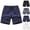 Blue, variant on Mens Shorts, Mens No Liner Swim Trunks Quick Dry 9 Inch with Zipper Pockets Bathing Suits for Men Lineless Swim Shorts