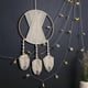 thumbnail image 2 of Macrame Wall Hanging Leaves Tapestry Boho Woven Cotton Dream Catcher Pendant Home Art Decoration, 2 of 4