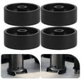thumbnail image 3 of HONMEET 4-Pack Heavy Duty Black Round Patio Heater Caster Wheels for Smooth Mobility and Easy Replacement, 3 of 8