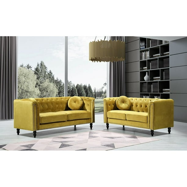 Featured image of post Yellow Loveseat Walmart : Shop for yellow loveseat cushion online at target.