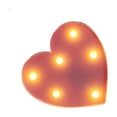 thumbnail image 2 of HUUXIW Durable Light Marquee Lights For Wedding Decoration Heart Neon Sign Battery Operated Neon Sign pink, 2 of 6