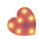thumbnail image 1 of Luces de marquesina Cateissary Señal de neón corazón rosa, 1 of 6