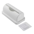 thumbnail image 4 of Dispensador de bolsas de basura, soporte para bolsas de basura, contenedores colgantes para montaje en pared, bolsa de basura Blanco, 4 of 9