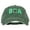 Dk Green, variant on Brazil BRA Flag Embroidered Washed Cotton Twill Cap - Dk Green OSFM