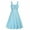 Blue5, variant on KIHOUT Women's Boho Dress with Elastic Drawstring & Wide Straps - Ladies Fashion