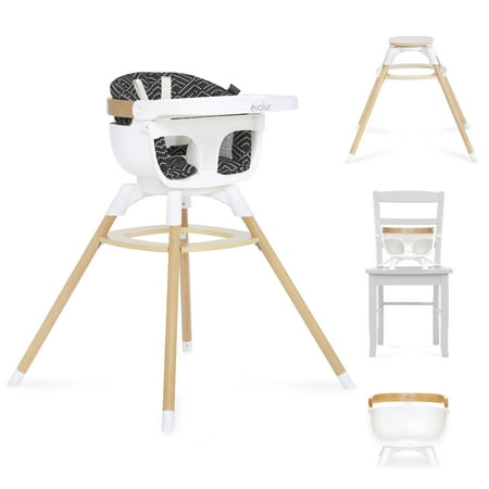 Evolur Ann Beechwood 4-in-1 Highchair