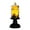 A, variant on TERGAYEE Halloween Flameless Candle,Halloween Ghost HouseAtmosphere Decoration Black High Foot Candle Lamp Electronic Luminous Decoration