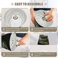 thumbnail image 3 of Table Lamp Medium 7.9x11.8 Inches Table Lamps Night Light Tools & Home Improvement Bedroom Lamp Guest Room Lamp Study Lamp Office Lamp Beautiful Mermaid, 3 of 7