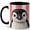 Black, variant on Baby Penguin Coffee Mug, Arctic Bird Mug, Ceramic 11 oz