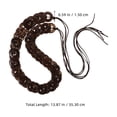 thumbnail image 4 of 1Pcs Coconut Shell Belt Vintage Style Chunky Waist Enhancement for Women, 4 of 8