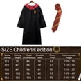 thumbnail image 4 of Traje de estilo académico con capucha para niños y adultos, bata de juego, ropa de fiesta, 4 of 8